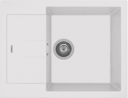 картинка Мойка Rivelato LUMO 6550 1-чаш 650*500 Молоко 102 от магазина SEFI