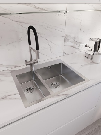 картинка Мойка Oulin FTR202R, поверхность сатин от магазина SEFI