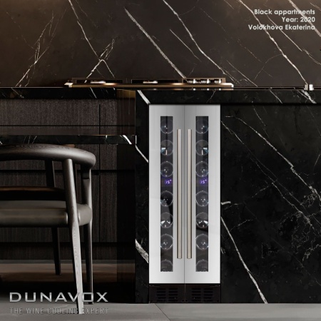 картинка Винный шкаф Dunavox DX-7.20SSK/DP от магазина SEFI
