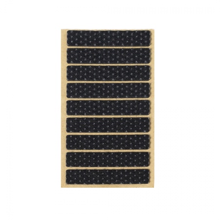 картинка Подкладка самоприлипающая фетровая прорезиненная 15 х 80мм (1упак.=9шт), черная, Folmag от магазина SEFI