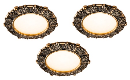 картинка Комплект из 3-х светодиодных точечных светильников + трансформатор ACANTHUS Set3 от магазина SEFI