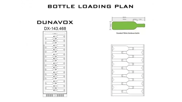 картинка Винный шкаф Dunavox DX-143.468SS от магазина SEFI