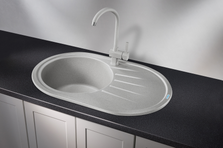 картинка Мойка Granula 7601, базальт, СтандАРТ кварц от магазина SEFI