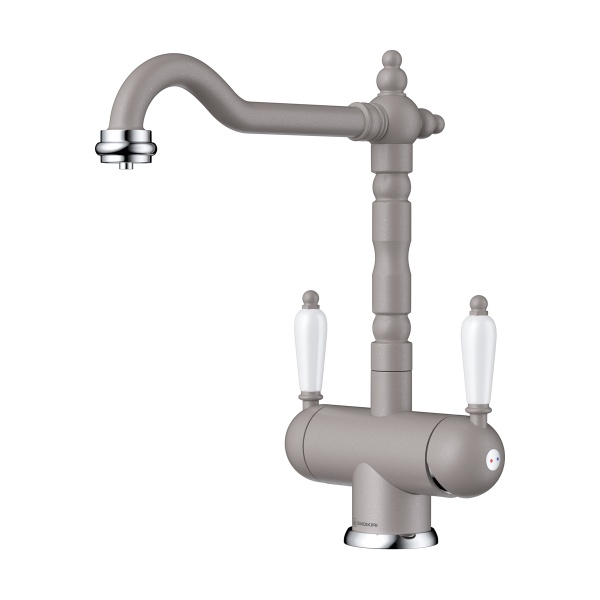 картинка Смеситель Omoikiri Amagasaki-GR латунь/leningrad grey от магазина SEFI