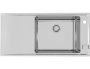 картинка Мойка Alveus STRICTO 30R KMB 90 FI правая 980X472 в комплекте с сифоном 1127252, от магазина SEFI