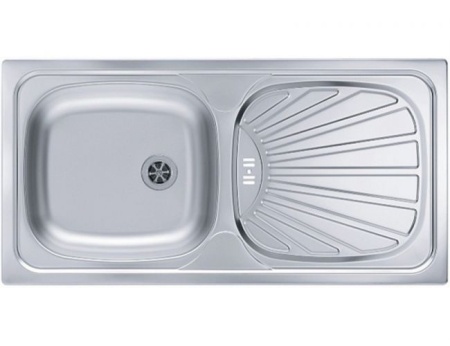 картинка Мойка BASIC 80 NAT-60 860X435 в комплекте с сифоном 1071237, от магазина SEFI