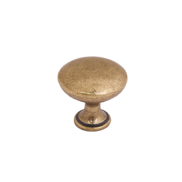 картинка Ручка меб. кнопка мет. TERNI античная латунь AKS от магазина SEFI