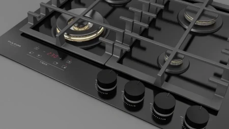 картинка Газовая варочная панель Fulgor Milano FCLH 604 G T WK BK от магазина SEFI