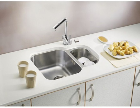 картинка Мойка ALVEUS DUO 70 SAT-90 560X440 в комплекте с сифоном 1127257, от магазина SEFI