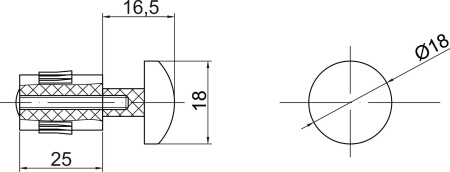картинка Заглушка модерн трубы d16 черный AKS магазин SEFI являющийся официальным дистрибьютором в России  картинка Заглушка модерн трубы d16 черный AKS от магазина SEFI