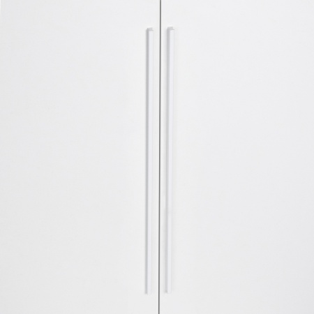 картинка Ручка меб. скоба алюм. SERENE 512/597 белый матовый, AKS от магазина SEFI