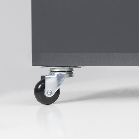 картинка Колесо меб. CRYSTAL/2 d35 h51 с площадкой, черный AKS от магазина SEFI