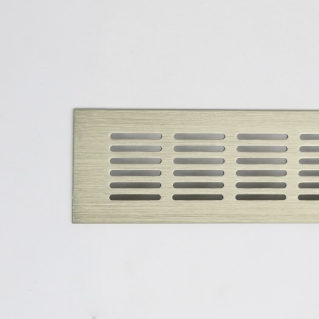 картинка Решетка вентиляционная 480х60мм инокс алюминий РП от магазина SEFI