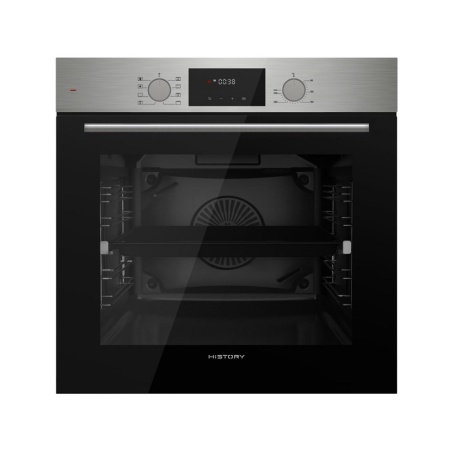 картинка Духовой шкаф HiSTORY OE728B.FIX, черный кристалл INOX от магазина SEFI