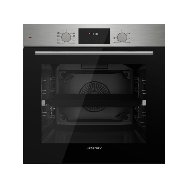 картинка Духовой шкаф HiSTORY OE728B.FIX, черный кристалл INOX от магазина SEFI