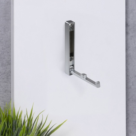 картинка Крючок меб. однорожковый мет. STEP хром матовый AKS от магазина SEFI