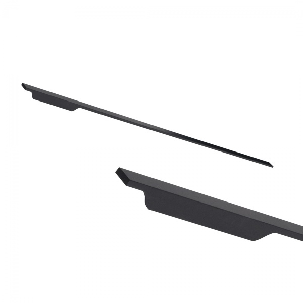 картинка Ручка меб. скоба алюм. ANDROMEDA 1056/1200 черный матовый, AKS (левая) от магазина SEFI