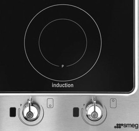 картинка Индукционная варочная панель Smeg PGF32I-1 магазин SEFI являющийся официальным дистрибьютором в России  картинка Индукционная варочная панель Smeg PGF32I-1 от магазина SEFI