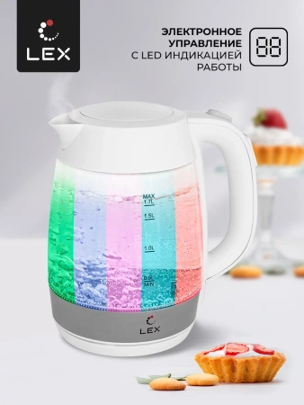 картинка Чайник электрический LEX LX 30011-2 от магазина SEFI