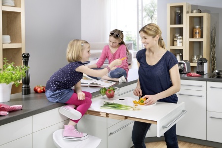 картинка Выдвижной стол Rapid в шкаф шириной 600 мм, цвет – серый-металлик магазин SEFI являющийся официальным дистрибьютором в России  картинка Выдвижной стол Rapid в шкаф шириной 600 мм, цвет – серый-металлик от магазина SEFI