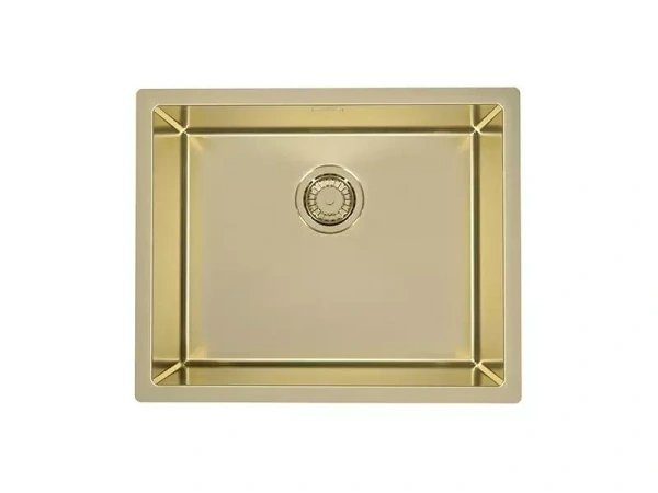 картинка Мойка Alveus QUADRIX MONARCH 50 NEW GOLD 540X440X200 в компл. с выпуском без сифона от магазина SEFI