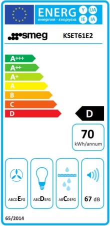 картинка Встраиваемая вытяжка Smeg KSET61E2 от магазина SEFI