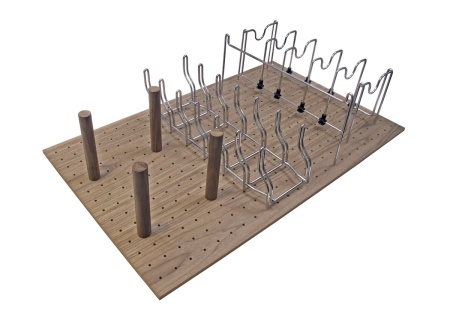 картинка Деревянный лоток WoodLine для кастрюль и сковородок в ящики Hettich ArciTech, 900 мм, орех от магазина SEFI