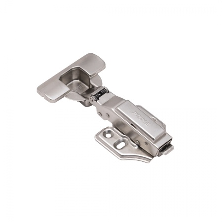 картинка Петля накладная с доводчиком 45мм h0 clip-on PRIME by AKS (саморезы, заглушки) д/фасадов до 28мм (упак.-2шт.) от магазина SEFI