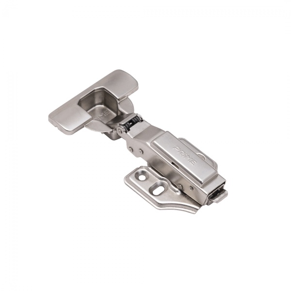 картинка Петля накладная с доводчиком 48мм h2 clip-on PRIME by AKS (саморезы, заглушки) д/фасадов до 28мм (упак.-2шт.) от магазина SEFI