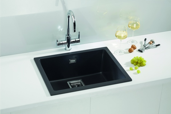 картинка Мойка Alveus QUADRIX 50 GRANITAL+ TWILIGHT-G05M 560X460X200 с сифоном 1133398, от магазина SEFI