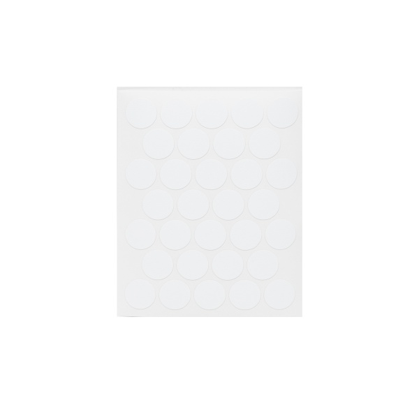 картинка Заглушка самоприлипающая к эксцентрику белый холодный шагрень (PC 2503) (1л=32шт) Pacific от магазина SEFI