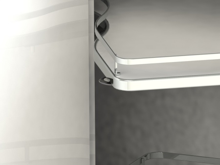 картинка Нижняя угловая карусель CORNERSTONE L на 2 полки, ширина фасада 600 мм от магазина SEFI