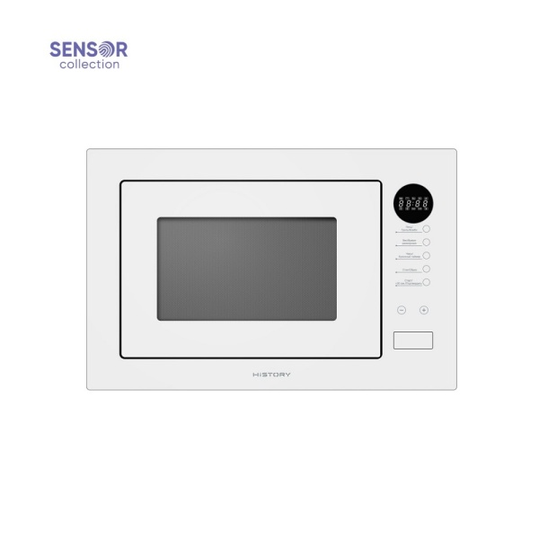 картинка Встраиваемая микроволновая печь с грилем HiSTORY MIH 38SG MWH Белая от магазина SEFI