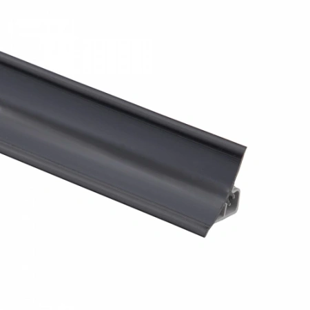 картинка Плинтус ПВХ к столешнику LР чёрный глянец (117) EL-MECH-PLAST (1шт=3м.п.) от магазина SEFI