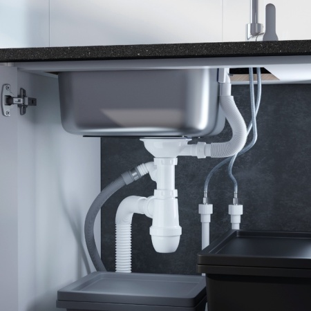 картинка Мойка с сифоном арт. S11UPS0i84, нерж. сталь, шелк, D505, Suno S, IDDIS, SUN50S0i77S от магазина SEFI