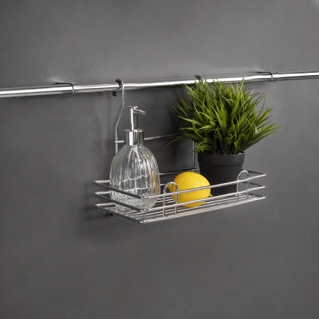 картинка Корзина на трубу d16 одинарная мини CWJ102M хром AKS от магазина SEFI