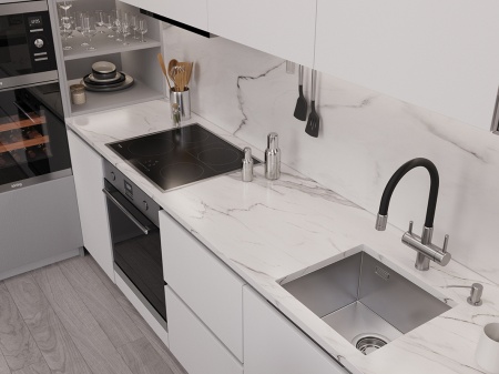 картинка Мойка EMAR 131, покрытие PVD, цвет сатин от магазина SEFI