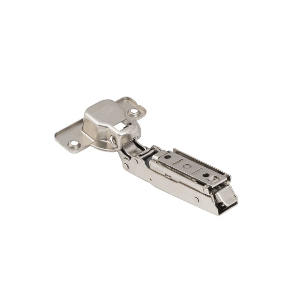 картинка Петля накладная с доводчиком 48мм h0 clip-on AKS PLUS 3D узкая (саморезы, заглушки) от магазина SEFI