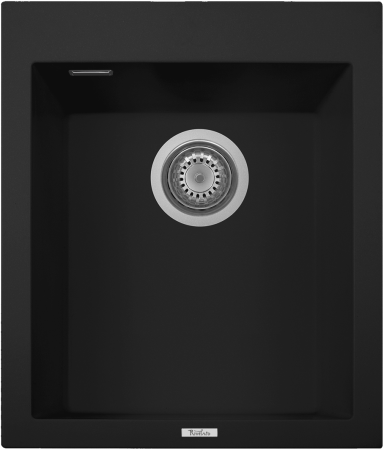 картинка Мойка Rivelato ZENO 4150 1-чаш 410*500 Черн.глубокий 503 от магазина SEFI