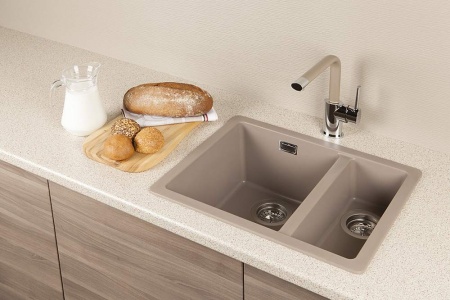 картинка Кухонная мойка SCHOCK SOHO 60 PLUS CRISTADUR серебристый камень от магазина SEFI