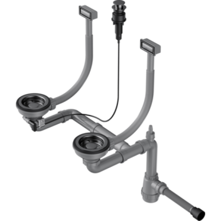 картинка Арматура WK-2-A-GM вороненая сталь от магазина SEFI