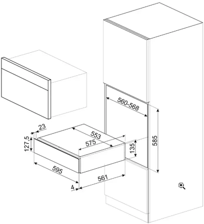 картинка Вакууматор Smeg CPV115G от магазина SEFI