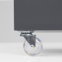 картинка Колесо меб. CRYSTAL/1 d50 h64 с площадкой, прозрачный AKS от магазина SEFI