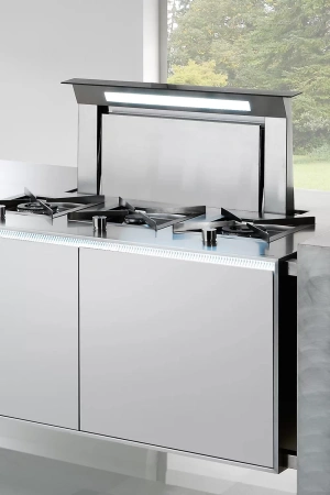 картинка Встраиваемая вытяжка Falmec Down Draft 120 vetro ECP black от магазина SEFI