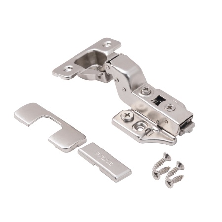 картинка Петля внутренняя с доводчиком 45мм h0 clip-on PRIME by AKS 3D (саморезы, заглушки) (упак.-2шт.) от магазина SEFI