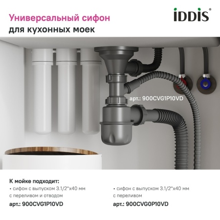 картинка Мойка IDDIS BAS51P1i77 нерж. cталь, полир., D510, Бэйсик (Basic), ID от магазина SEFI