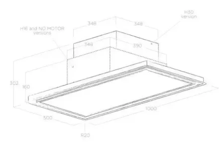картинка Вытяжка ELICA SKYDOME H30 A/100 от магазина SEFI