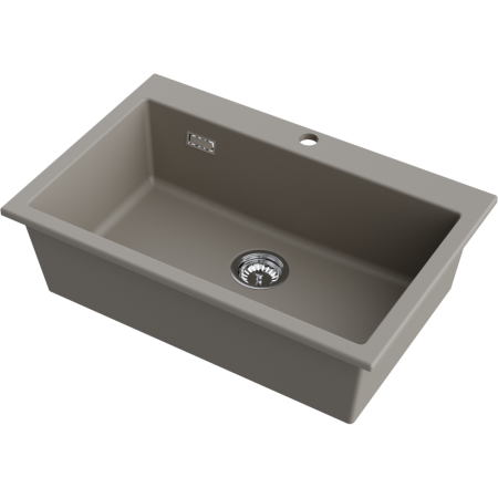 картинка Мойка Omoikiri Omishima 76-DG Matt Natceramic/dust grey матовый от магазина SEFI