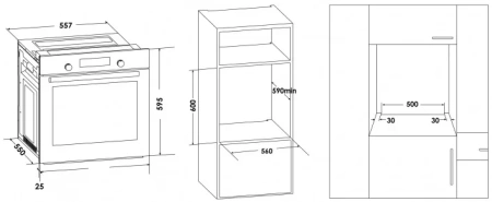 картинка Духовой шкаф Schaub Lorenz SLB ES6313 от магазина SEFI
