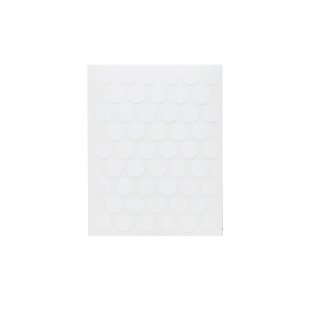 картинка Заглушка самоприлипающая к конфирматам белый холодный шагрень (PC 2502) (1л=50шт) Pacific от магазина SEFI